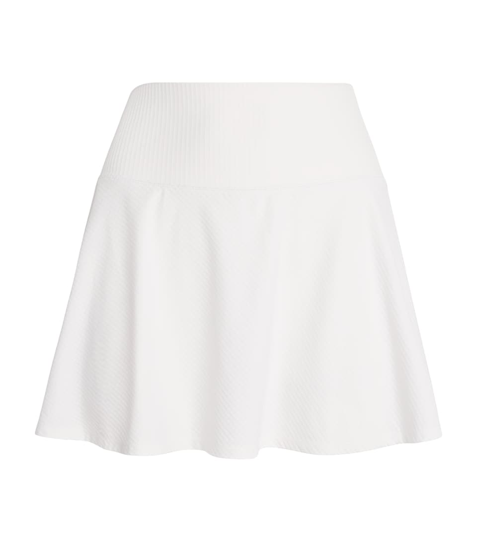 VUORI Womens Baseline Gingham Skirt White