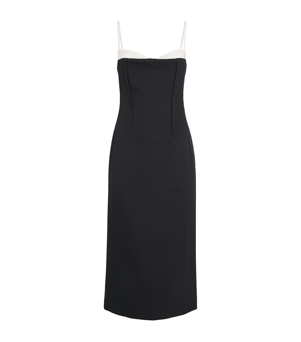 Simkhai Womens Kristen Midi Dress Black Multi