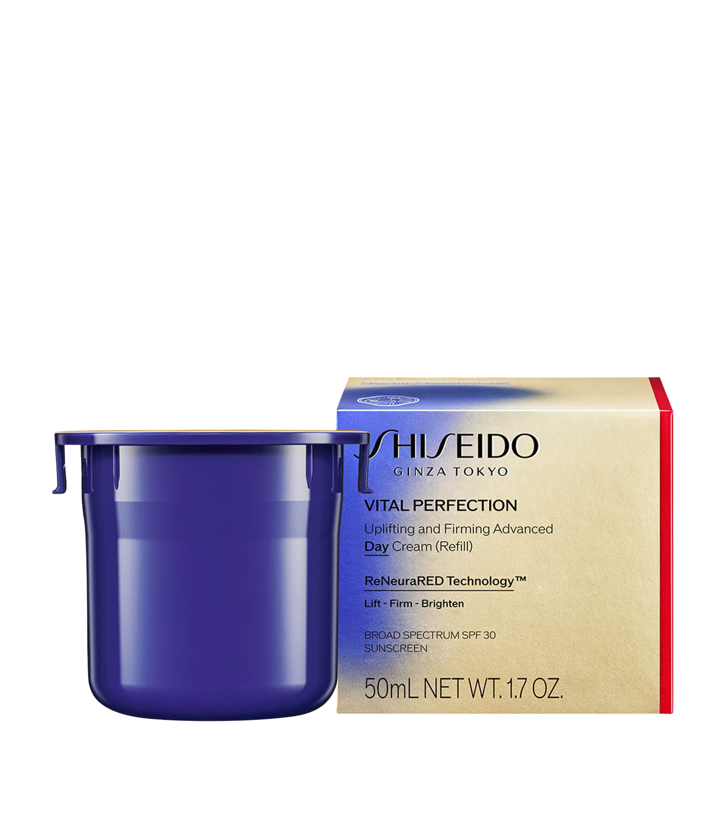 Shiseido Vital Perfection Uplifting and Firming Advanced Day Cream SPF30 Refill (50ml)