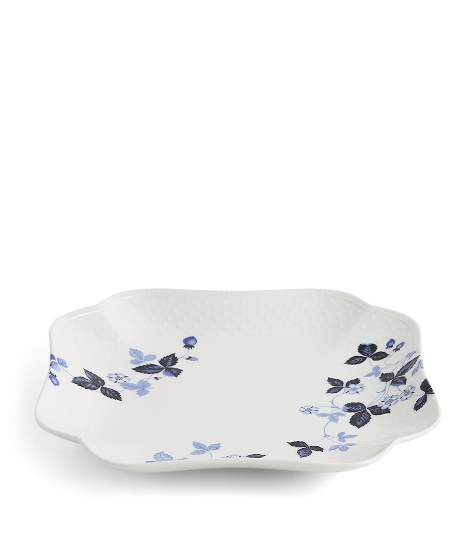 Wedgwood Wild Strawberry Inky Blue Square Platter (27cm) Blue