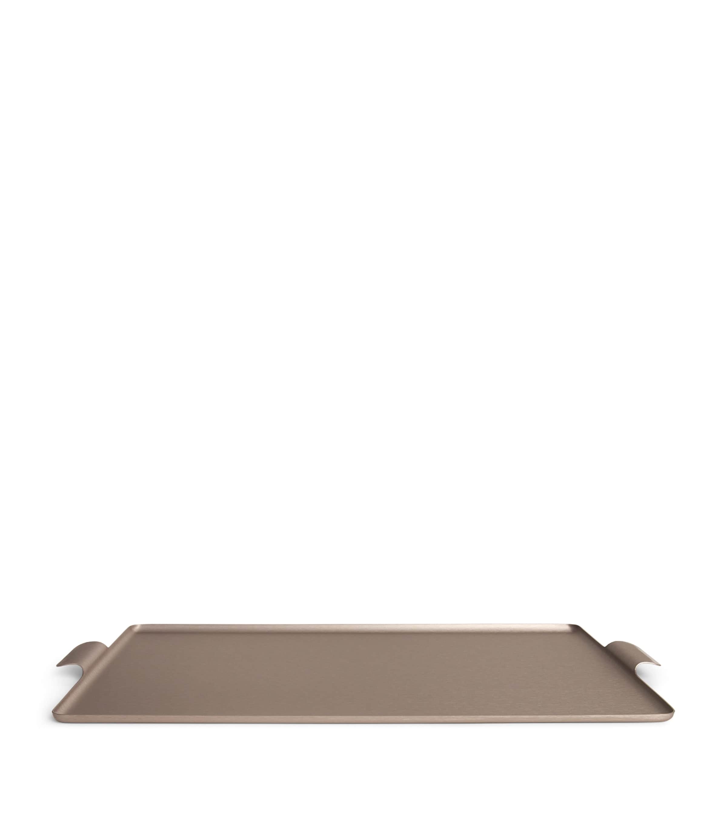 Kaymet Pressed Serving Tray (35cm x 52cm) Mocha
