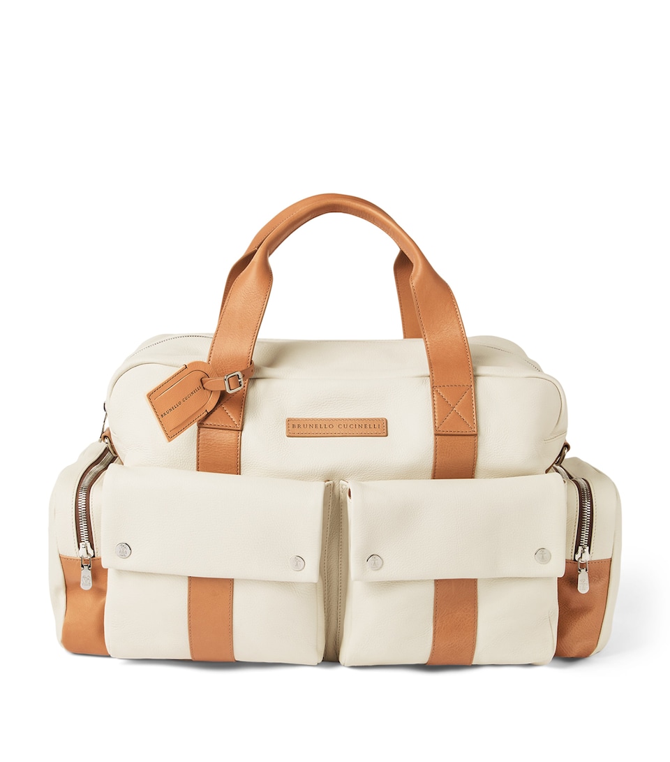 Brunello Cucinelli Grained Calfskin Leisure Bag