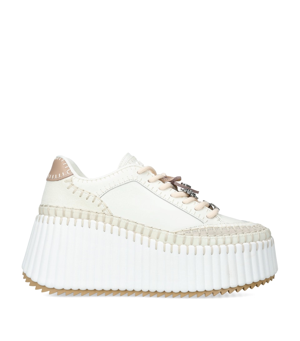 Chloé Charm Nama Runner Sneakers White/comb