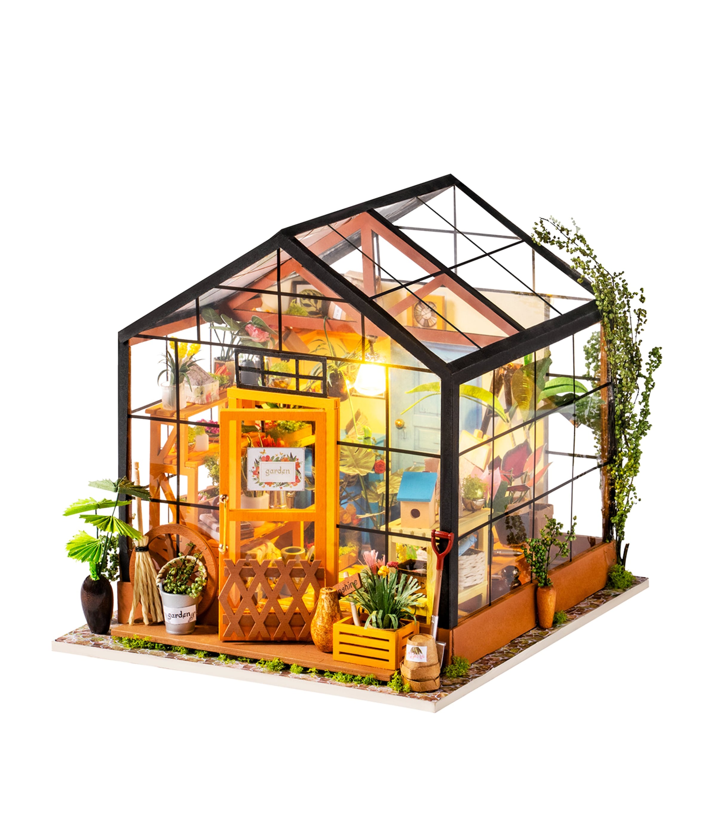 Wooden Cathy's Flower House Kit