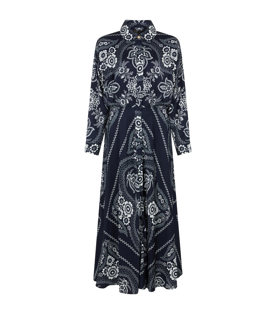 Bandana Print Maxi Dress