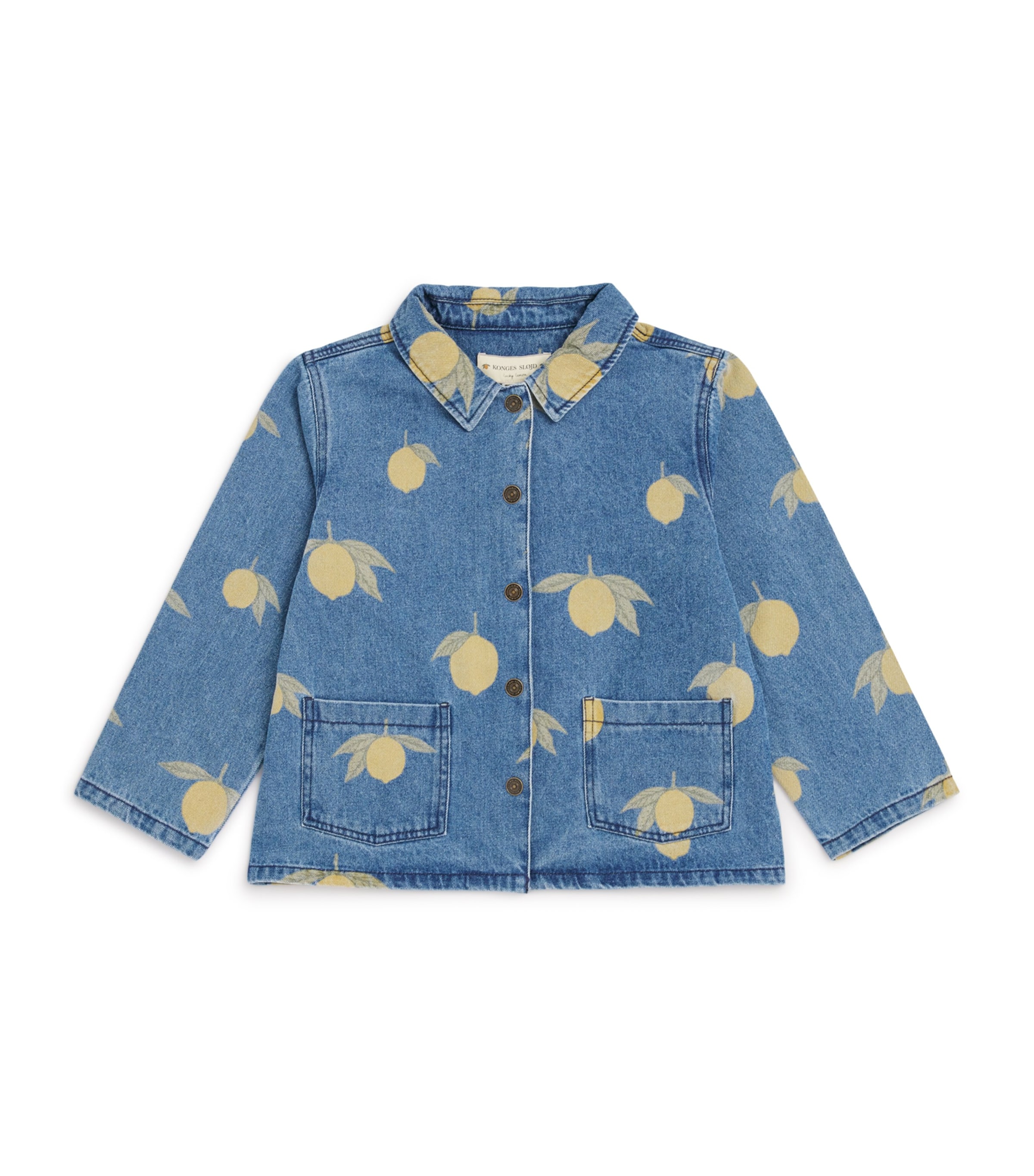 Lemon Print Magot Denim Jacket (9 Months - 10 Years)