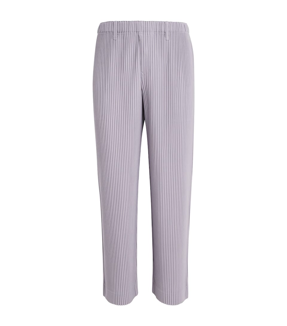 Pleated Straight Trousers
