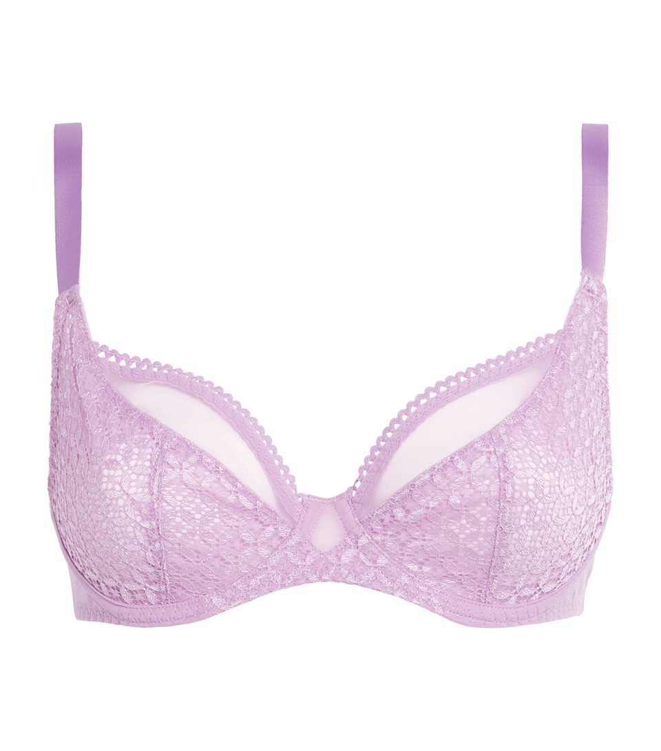 Maison Lejaby Womens Lace Memories Balconette Bra Salvia