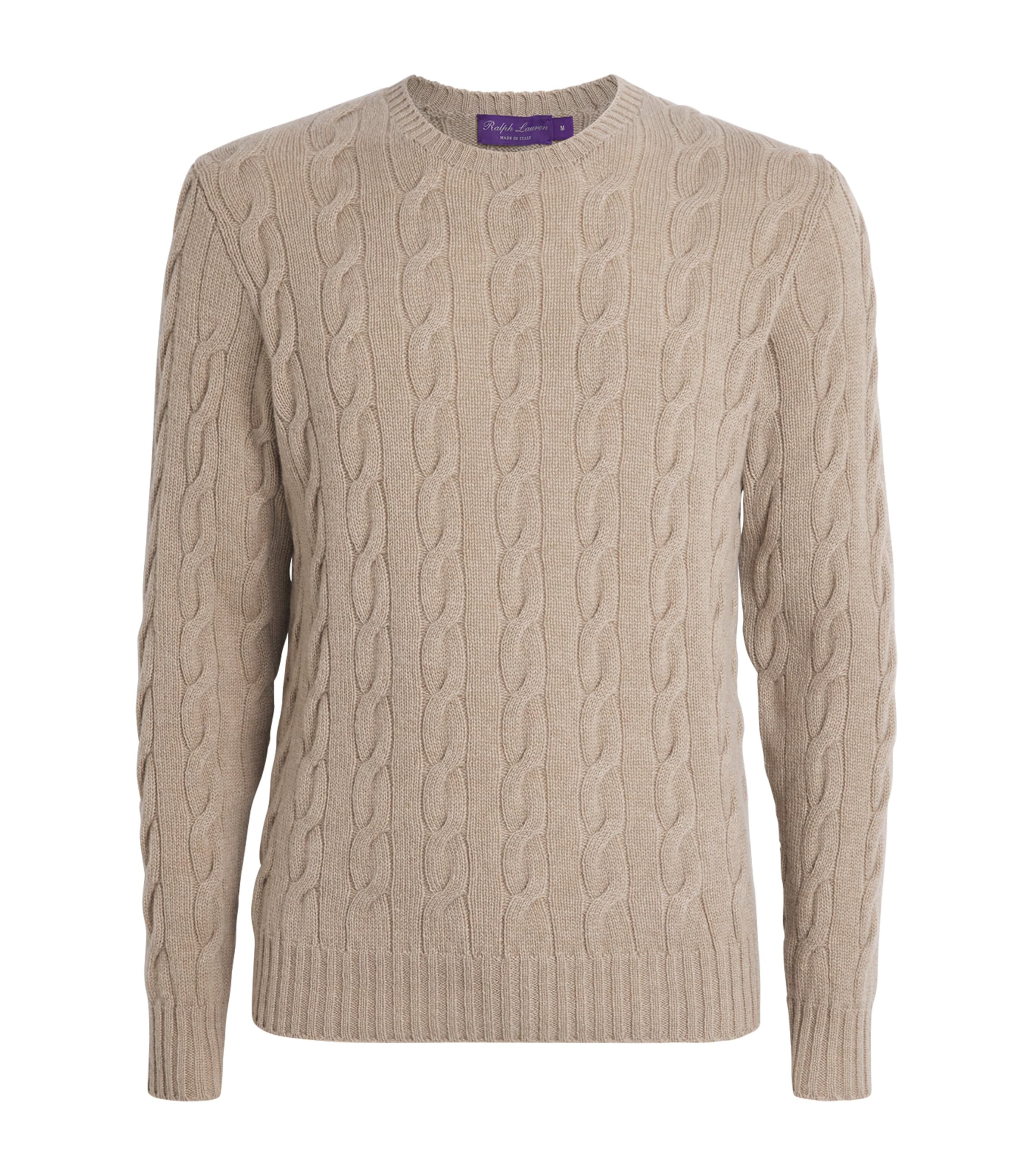 Polo Ralph Lauren Cotton Cable-Knit Sweater | Harrods US