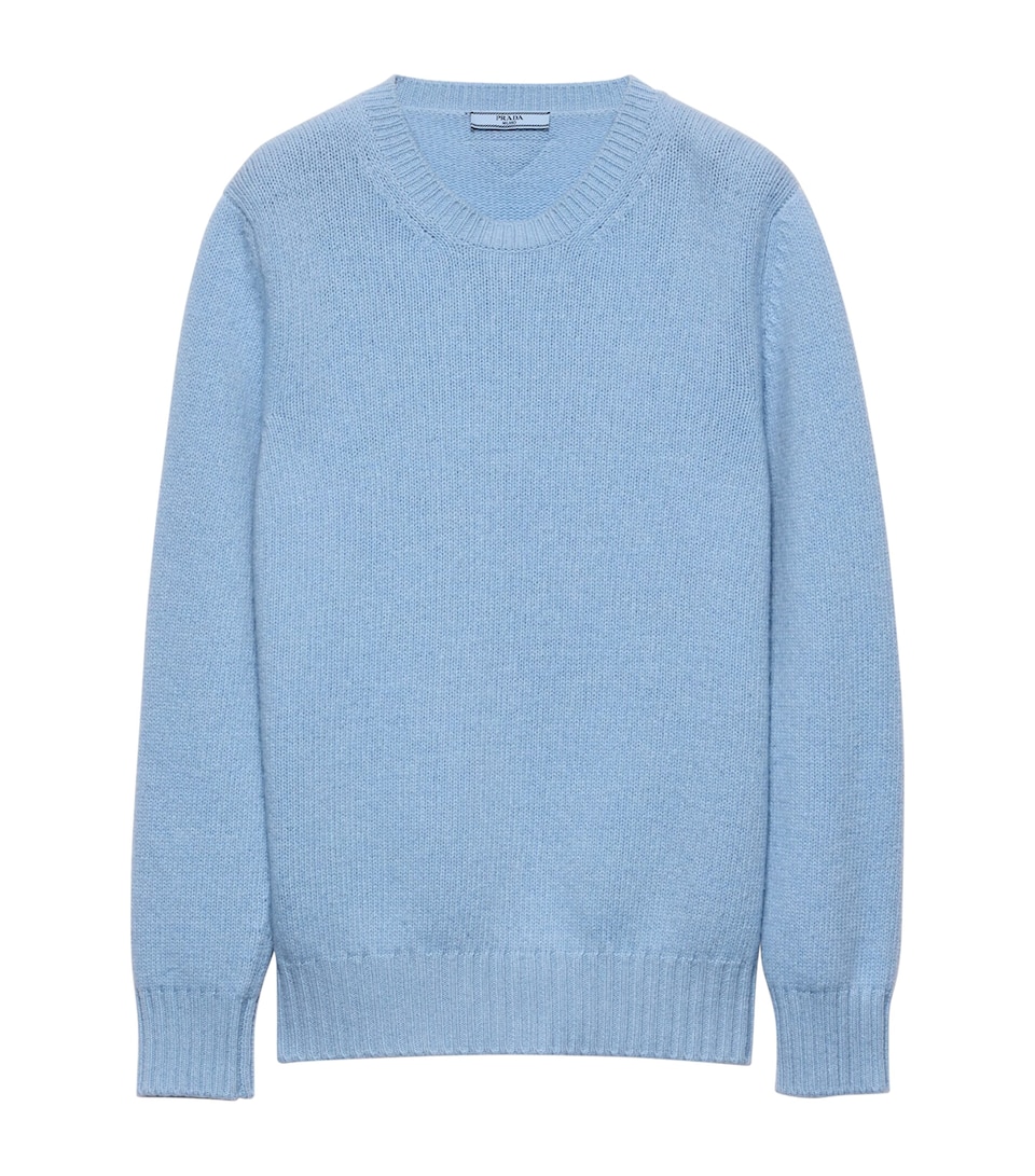 Wool-Cashmere Crew-Neck Sweater