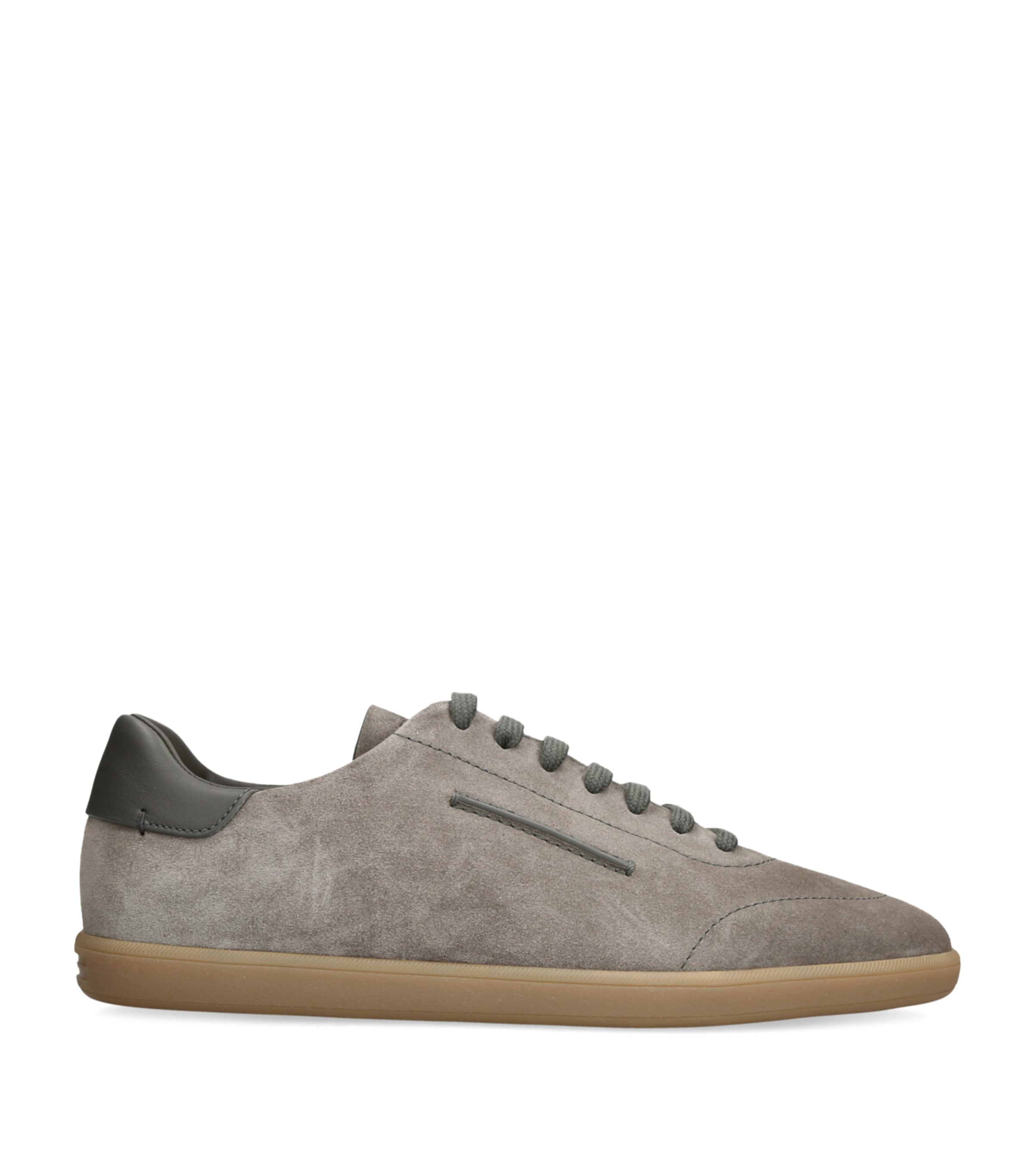 Zegna Suede 232 Sneakers Grey
