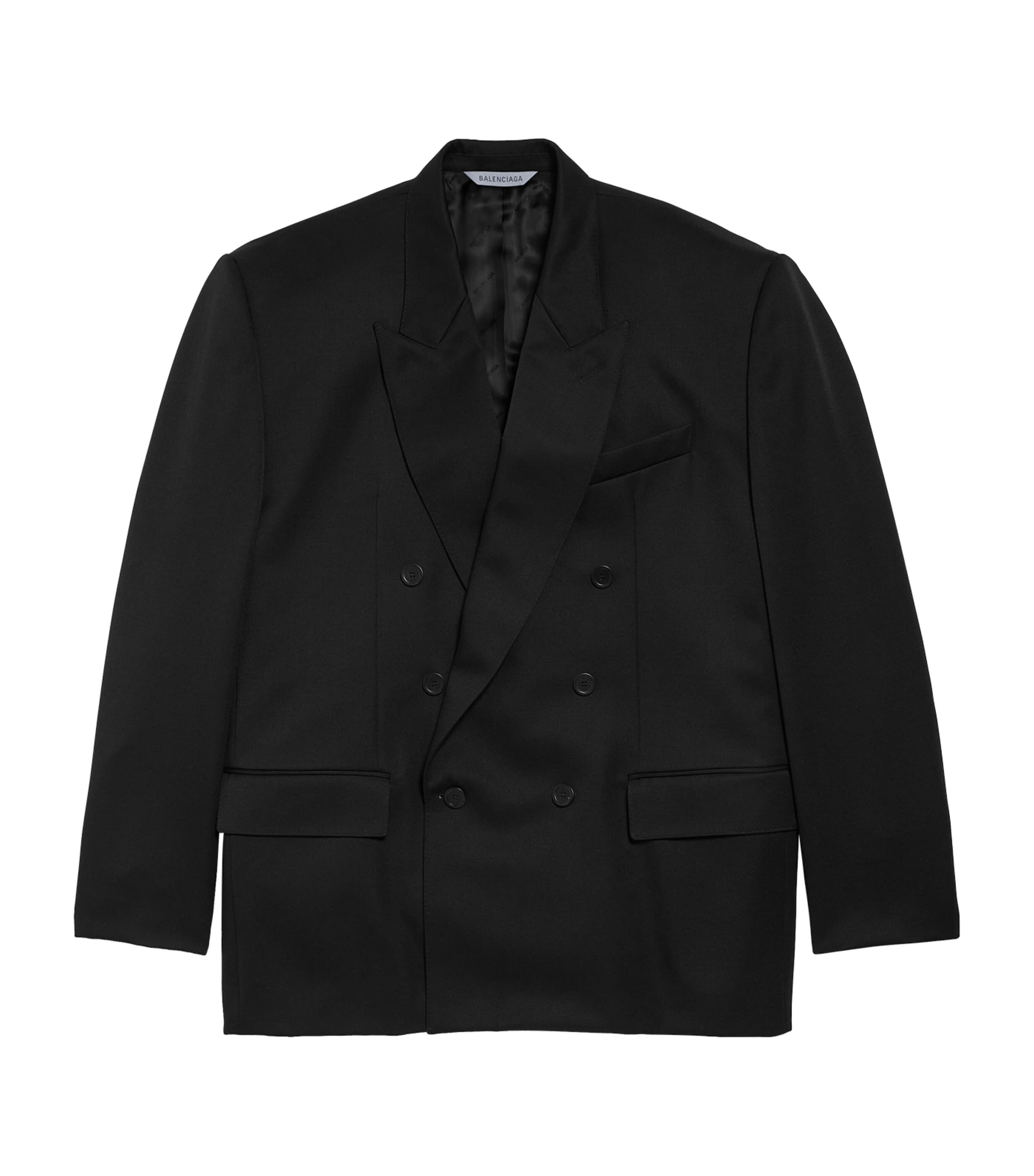 Balenciaga Mens Wool Oversized Too Far Blazer