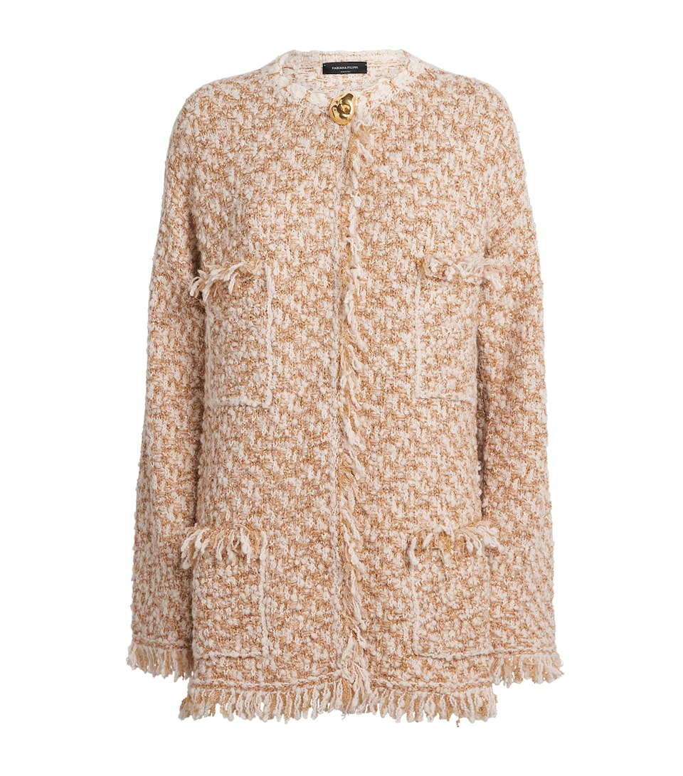 Sequin Tweed Jacket