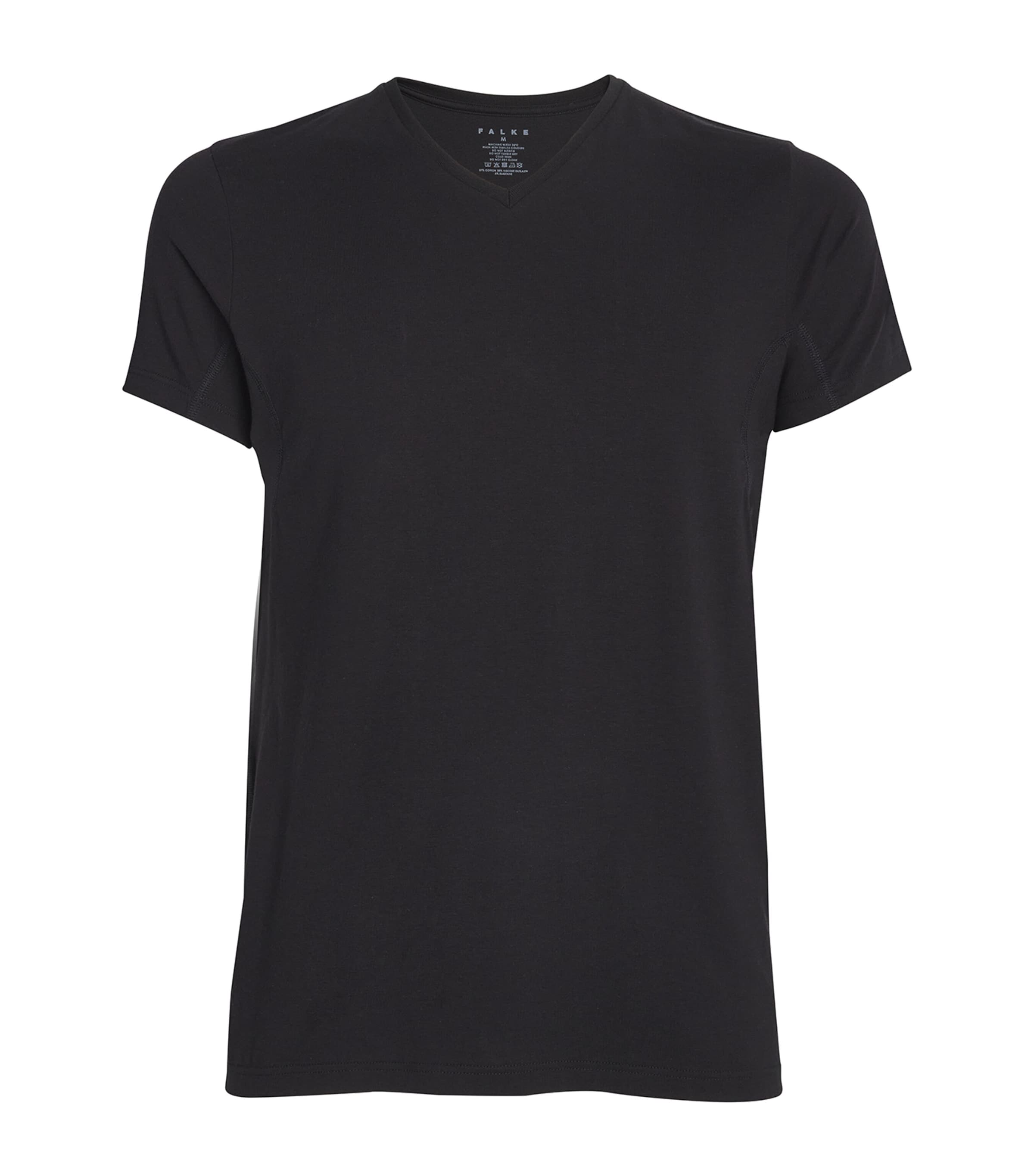 Falke Mens Cotton-Blend Daily Climate Control T-Shirt