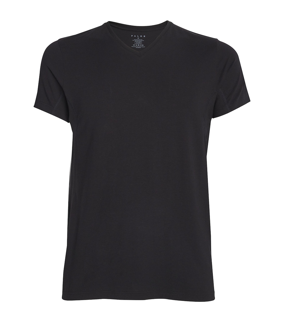 Falke Mens Cotton-Blend Daily Climate Control T-Shirt