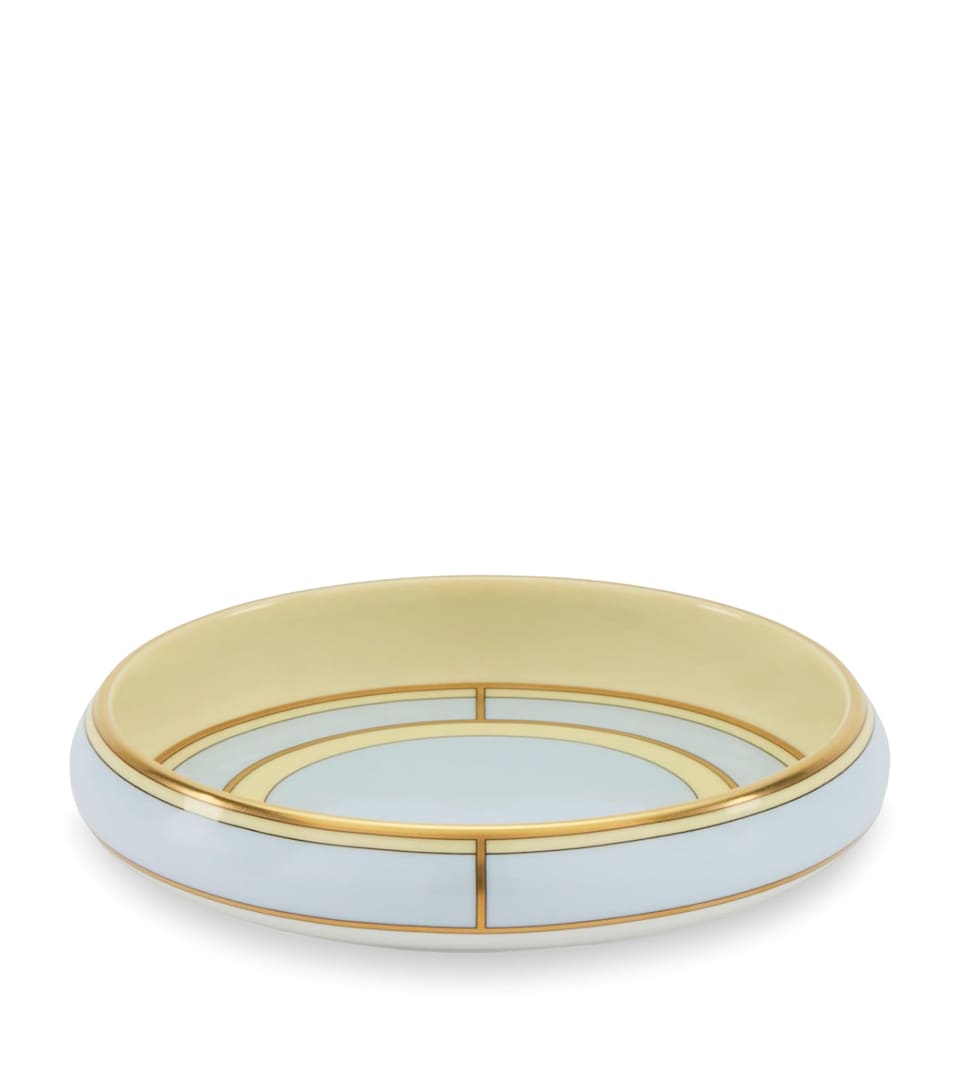 Porcelain Colonna Diva Celeste Round Tray (17cm)