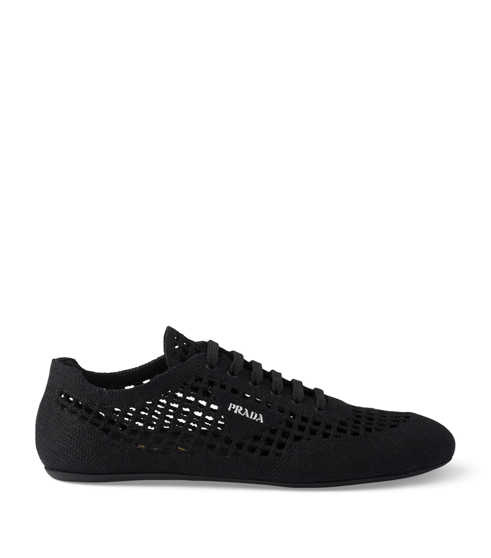 Cotton Crochet Collapse Sneakers