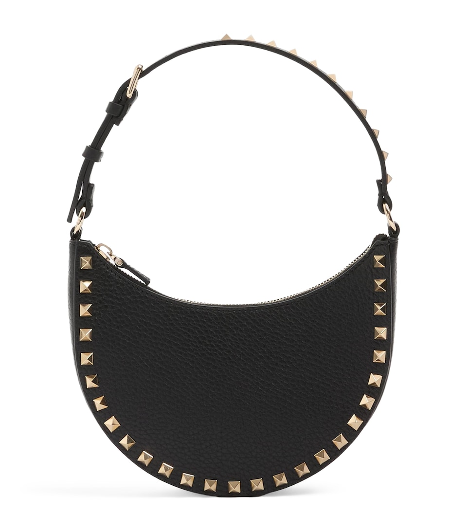 Mini Leather Rockstud Shoulder Bag