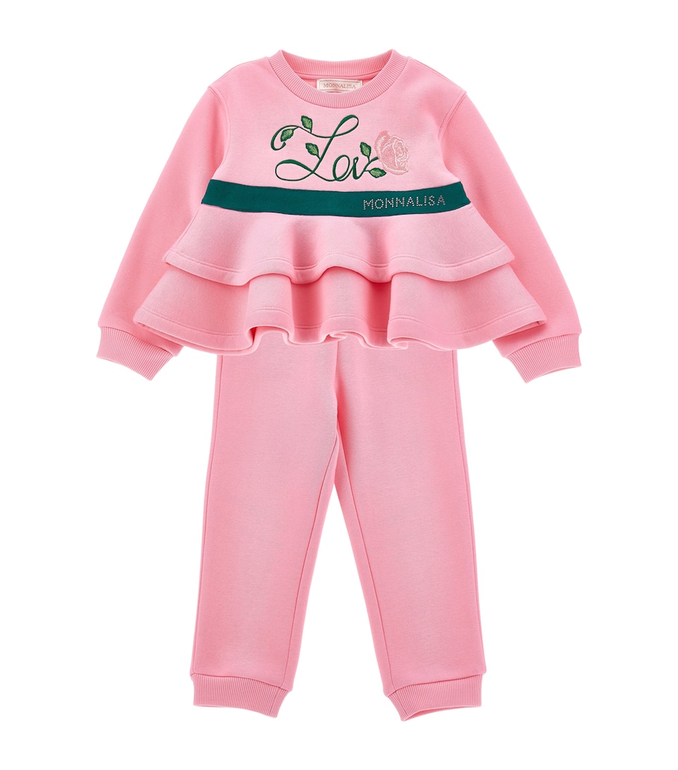 Cotton-Blend Sweatshirt and Sweatpants Set (2-12 Years)