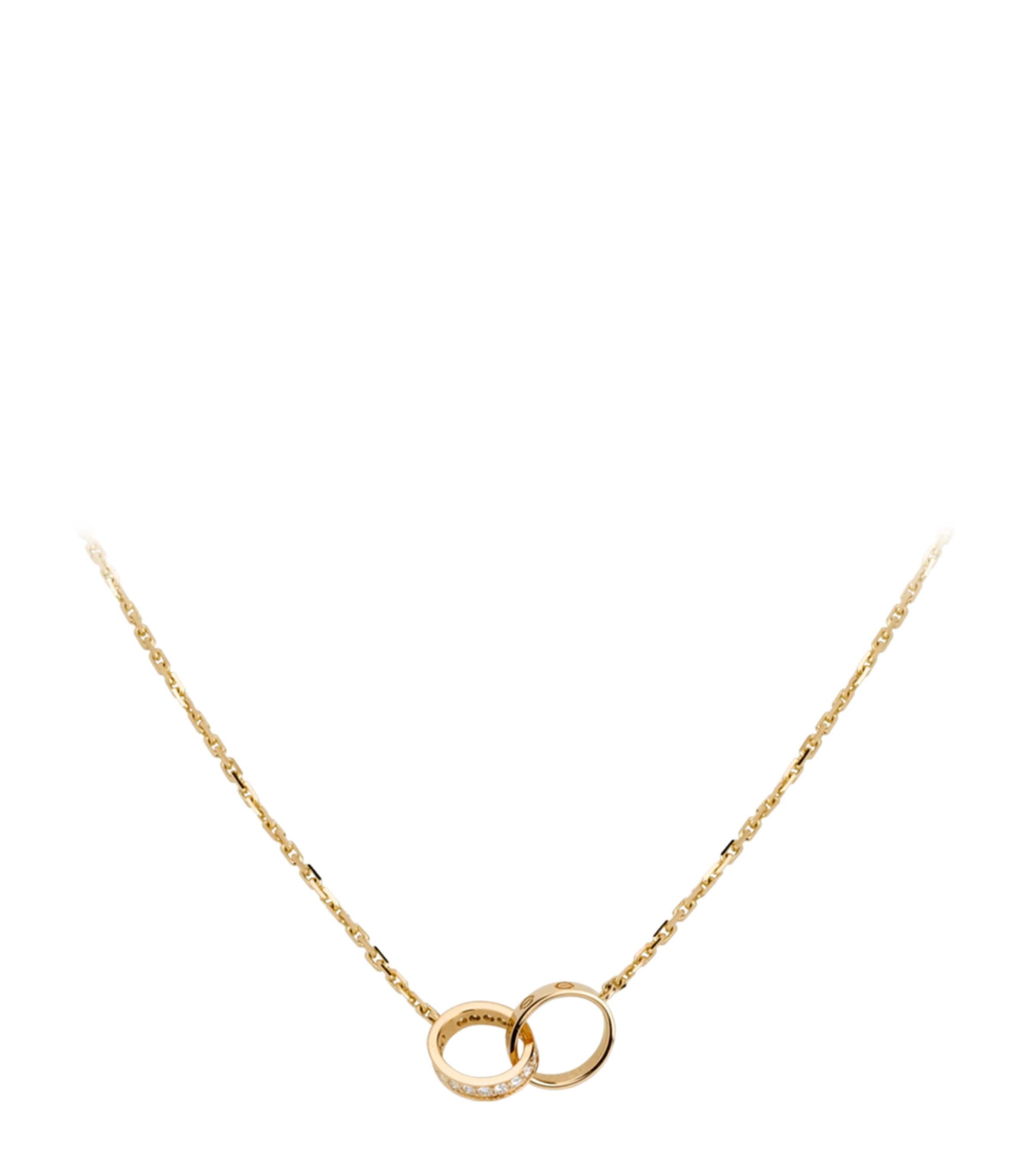 Cartier Yellow Gold and Diamond LOVE Necklace Yellow Gold