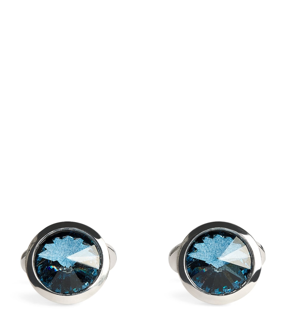 Sterling Silver Embellished Cufflinks