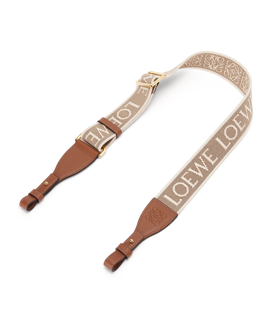 Jacquard Anagram Loop Bag Strap