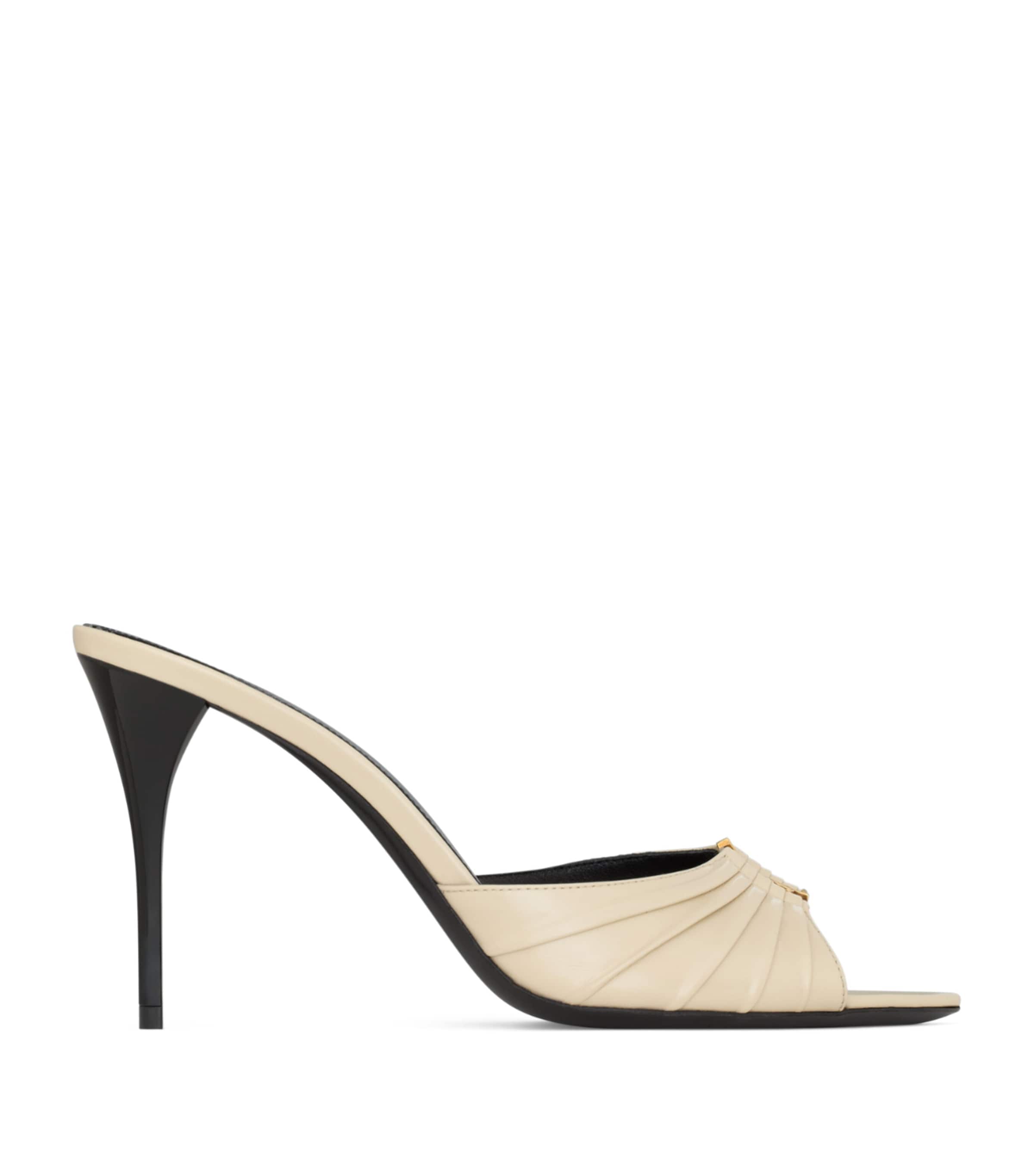 Saint Laurent Leather Babylone Sandals 90