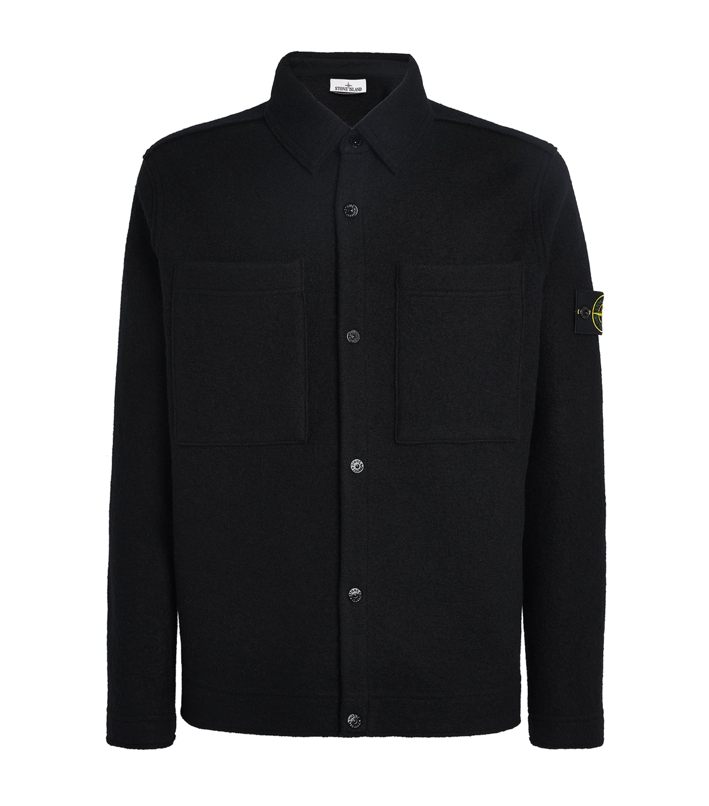 Virgin Wool Felt Overshirt
