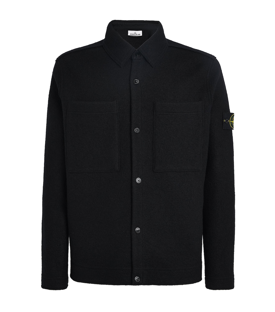 Virgin Wool Felt Overshirt
