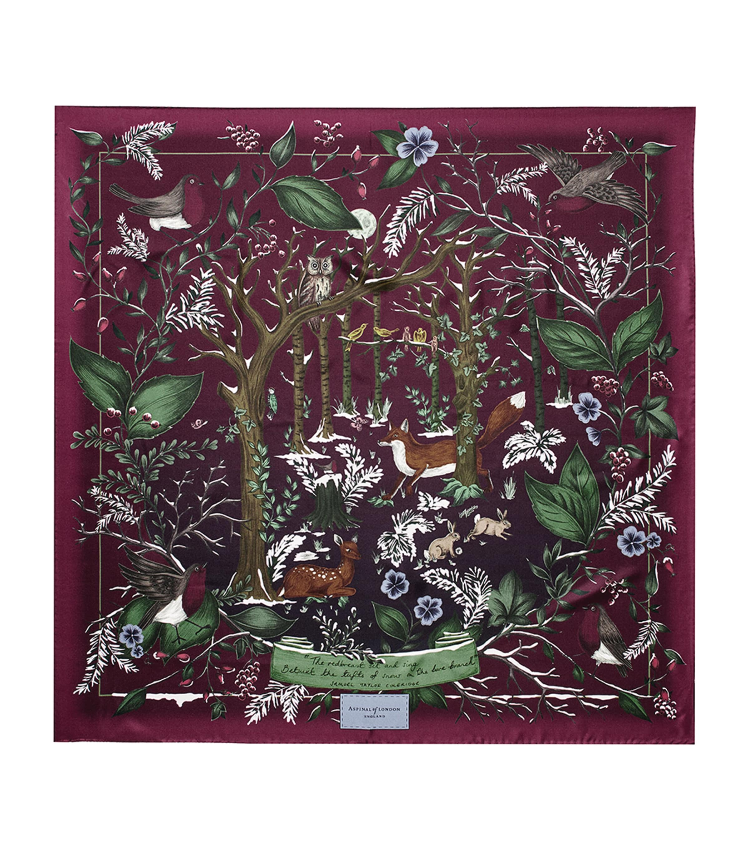 Silk Woodland Scarf