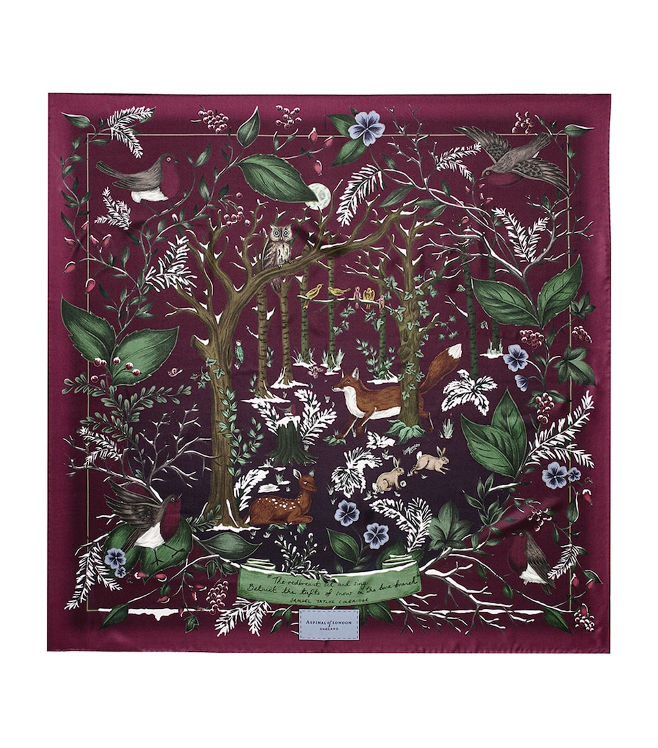 Silk Woodland Scarf