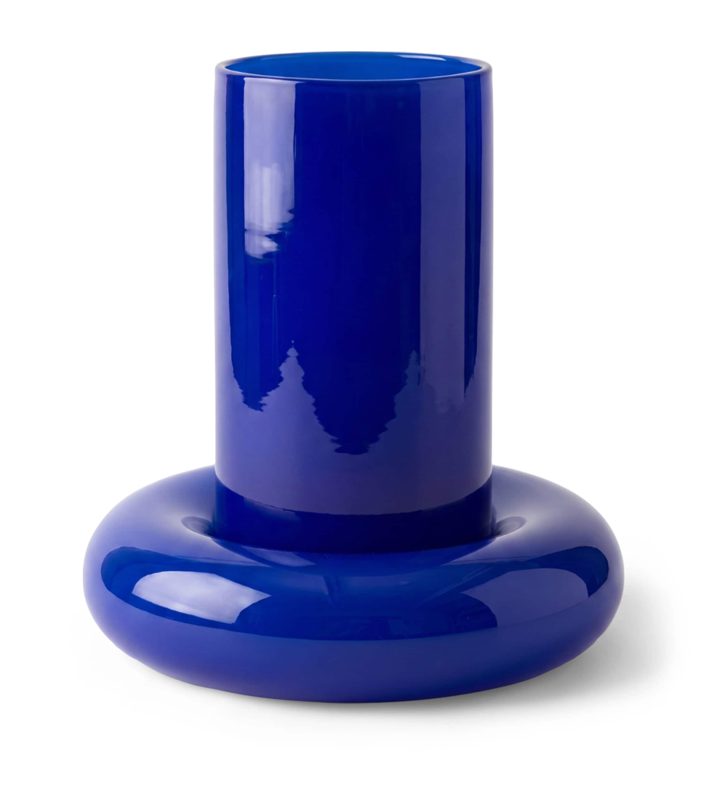 Gustaf Westman Glazed Ceramic Chunky Vase (26cm) Blue