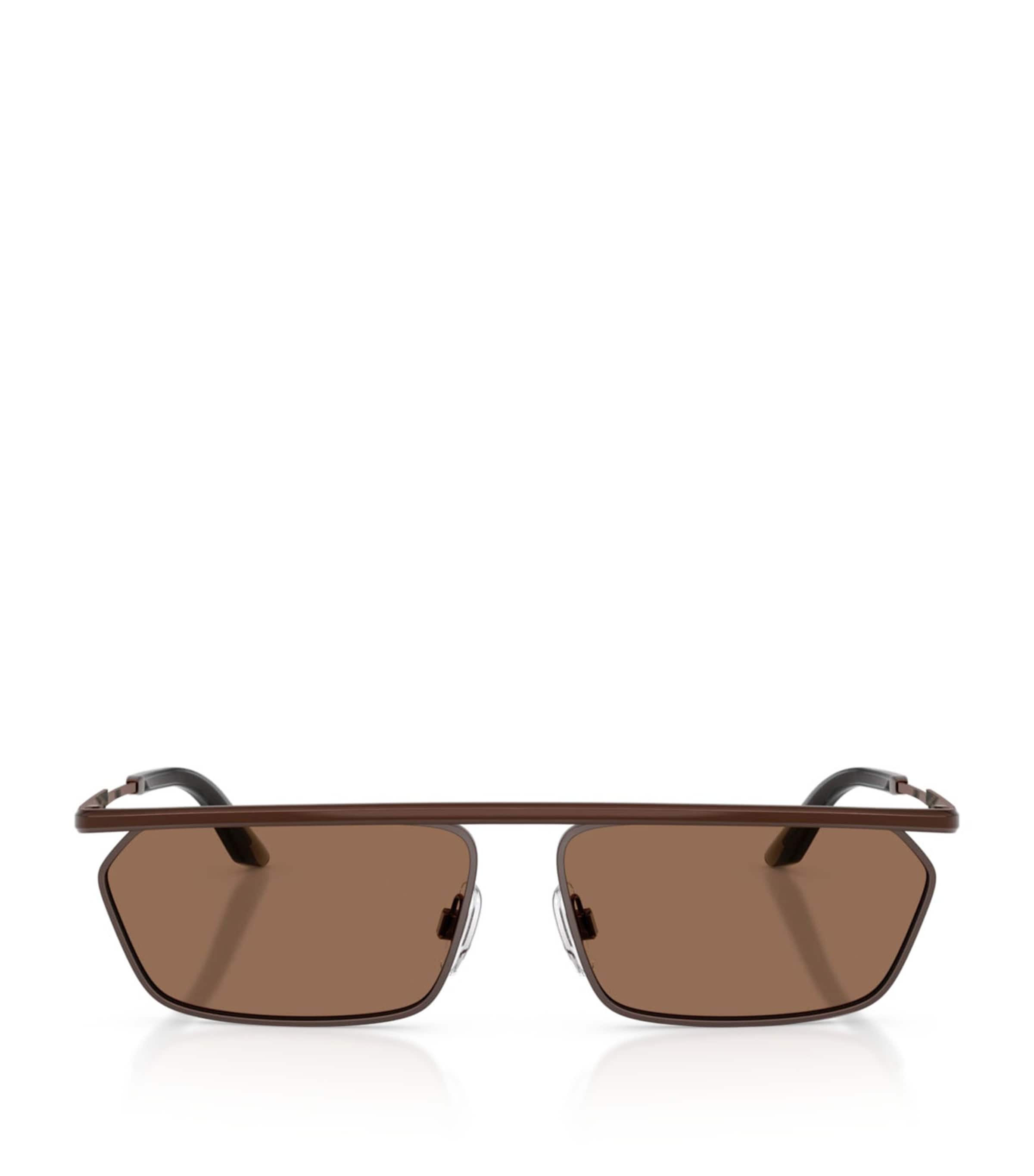 Metal DG2327 Classic Rectangle Sunglasses