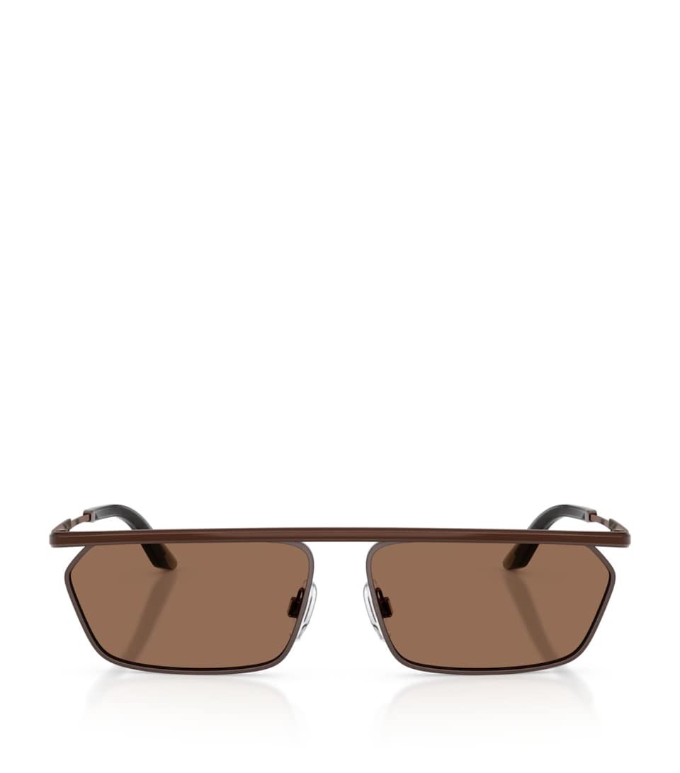 Metal DG2327 Classic Rectangle Sunglasses
