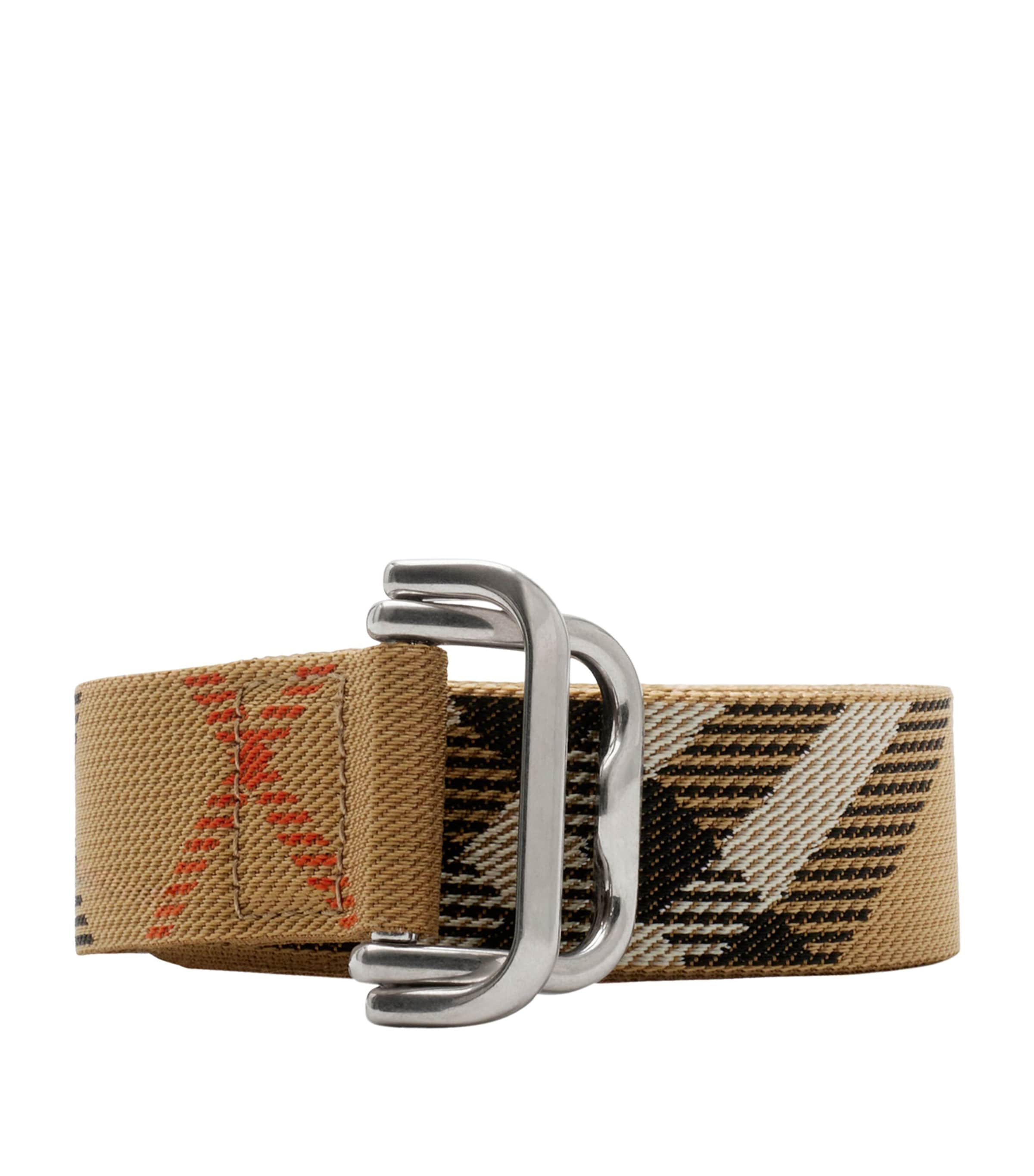 Woven Check Belt