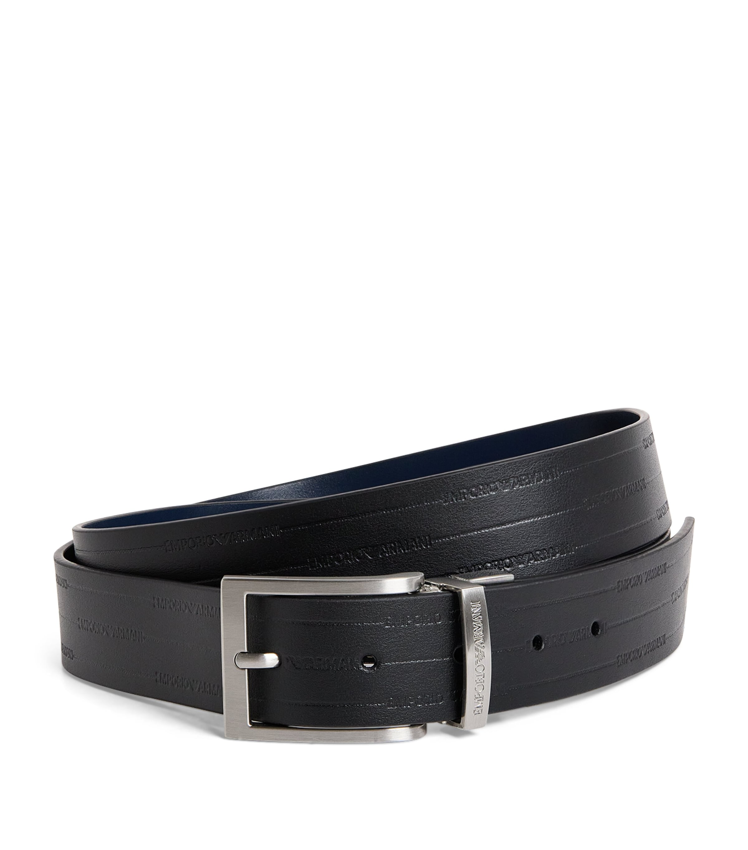 ベルト EMPORIO ARMANI Woman Belt Black EW002024AF16228 UC001 Emporio Armani Leather Belt | Harrods US