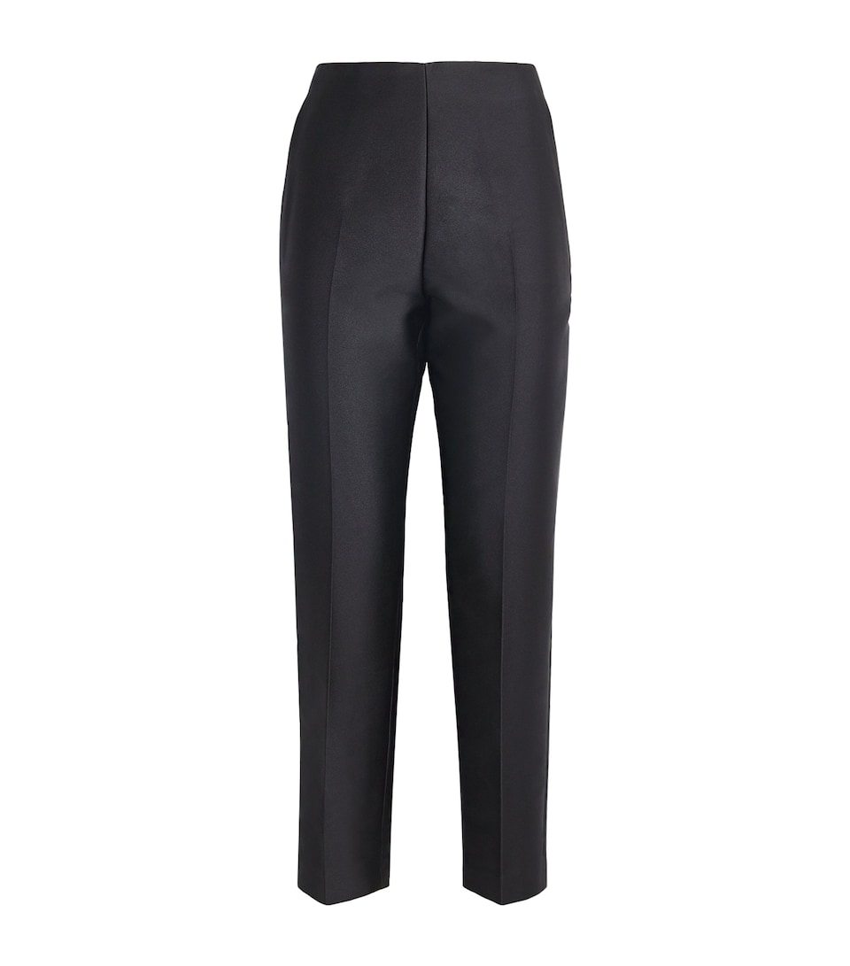 Crepe Cady Straight Trousers