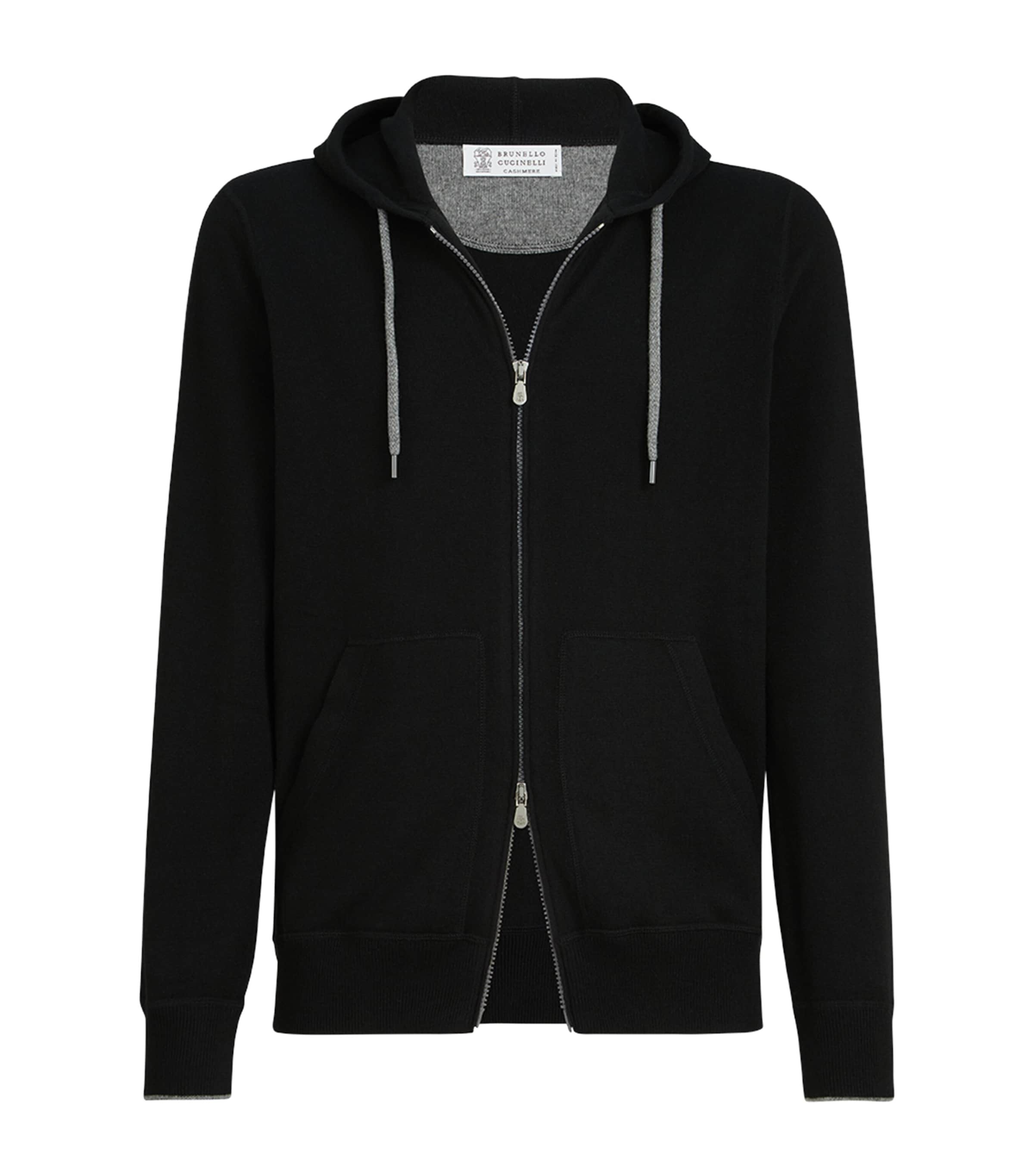 Brunello Cucinelli Mens Cashmere Hooded Cardigan