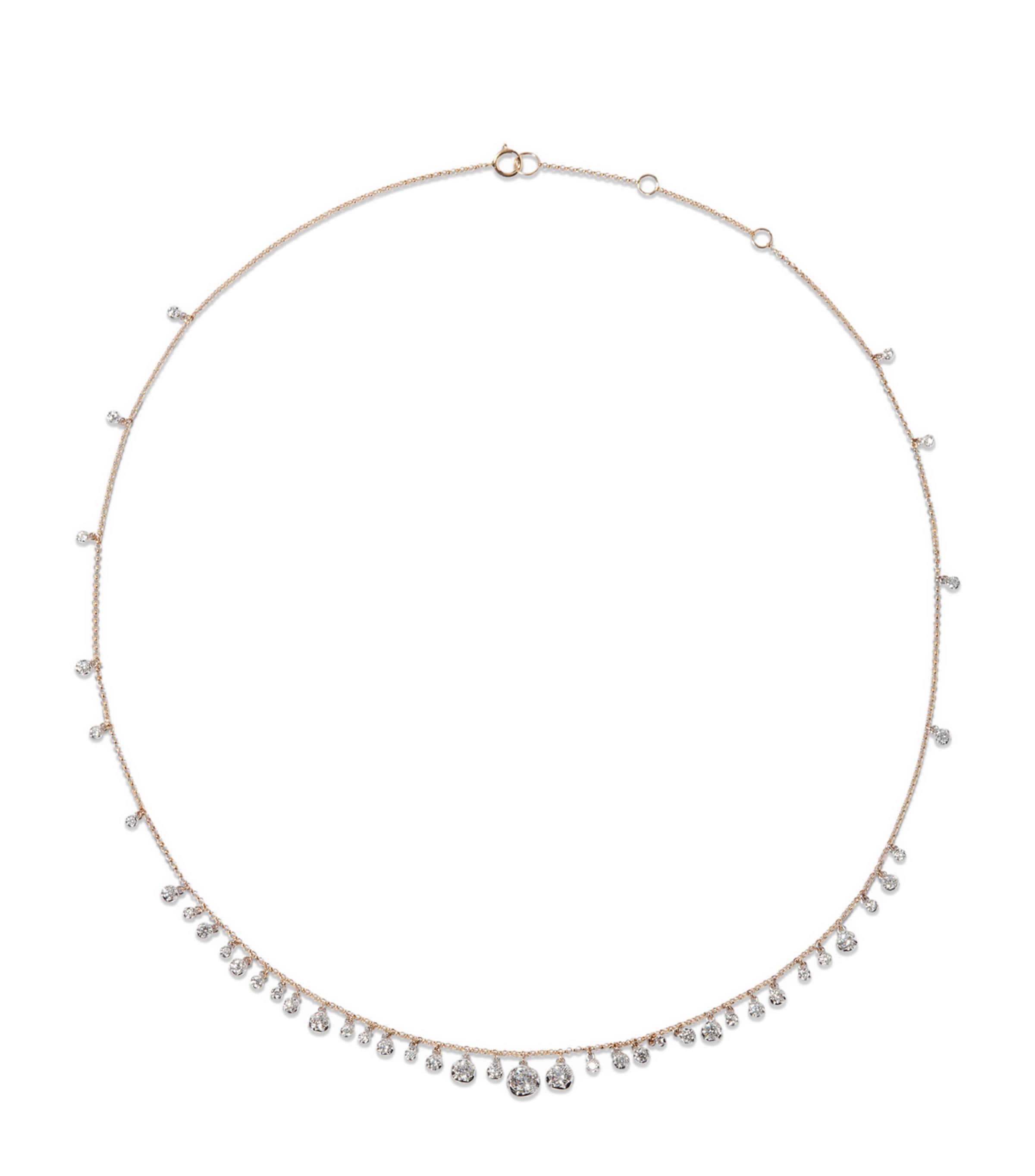 Annoushka Yellow Gold and Diamond Whoopsie Daisy Necklace