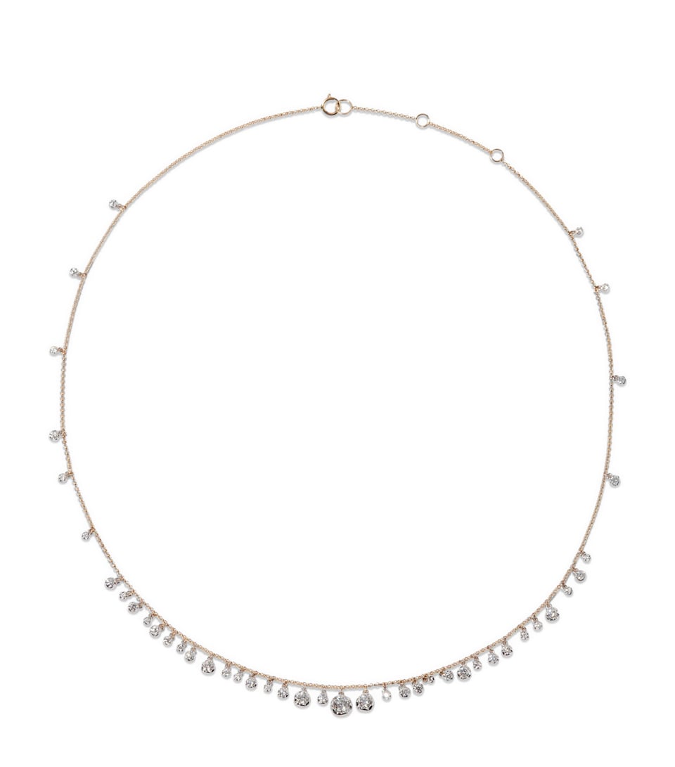 Annoushka Yellow Gold and Diamond Whoopsie Daisy Necklace