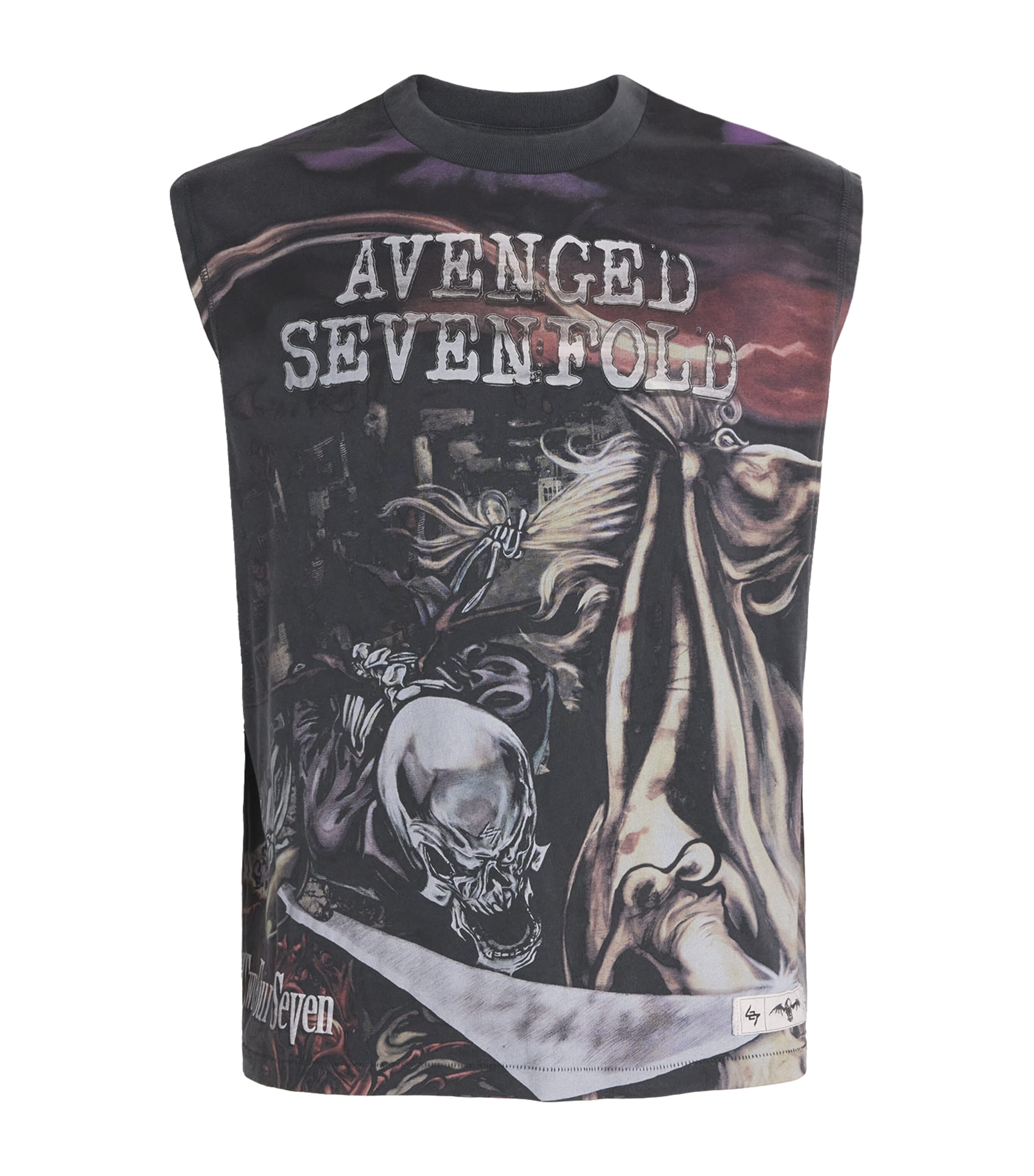 Represent 247 Mens x Avenged Sevenfold Graphic Tank Top Aged Black