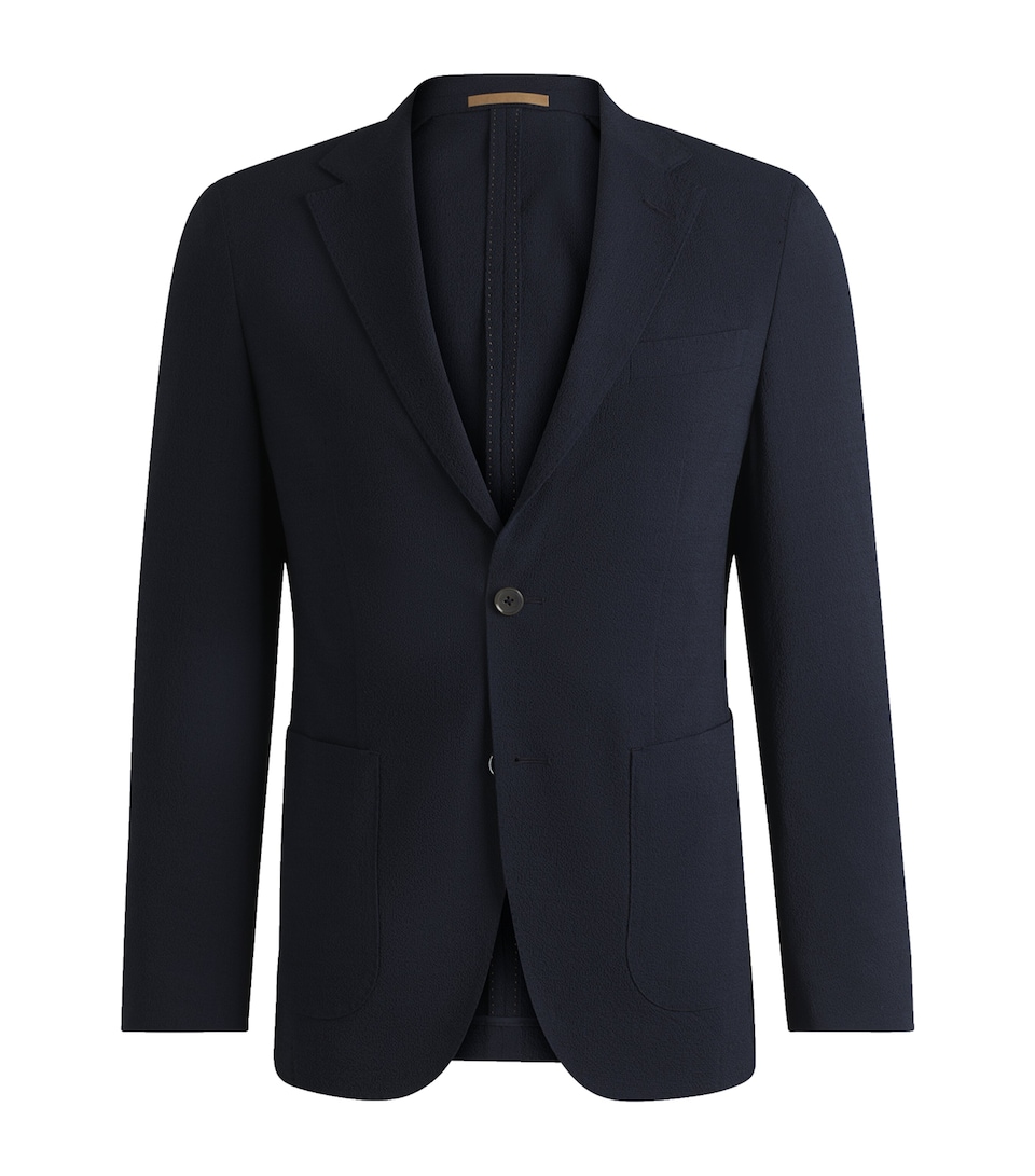 Virgin Wool-Blend Slim Blazer