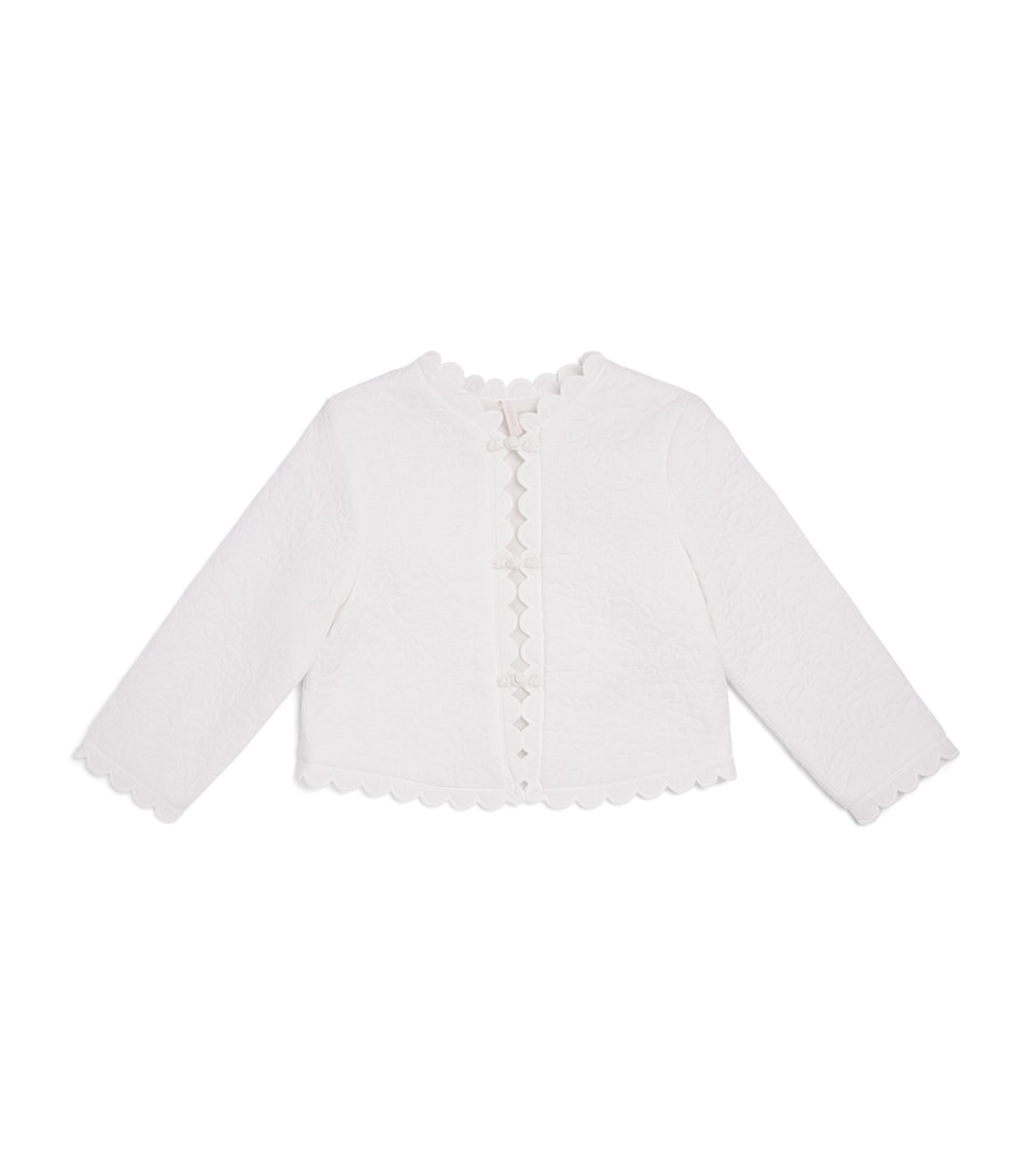 Zimmermann Kids Quilted Solstice Jacket (2-12 Years) Ivory