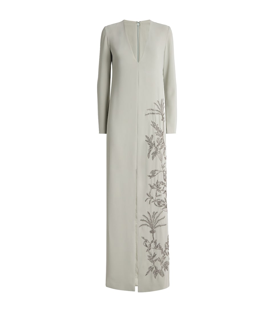 Crepe Vita Column Maxi Dress