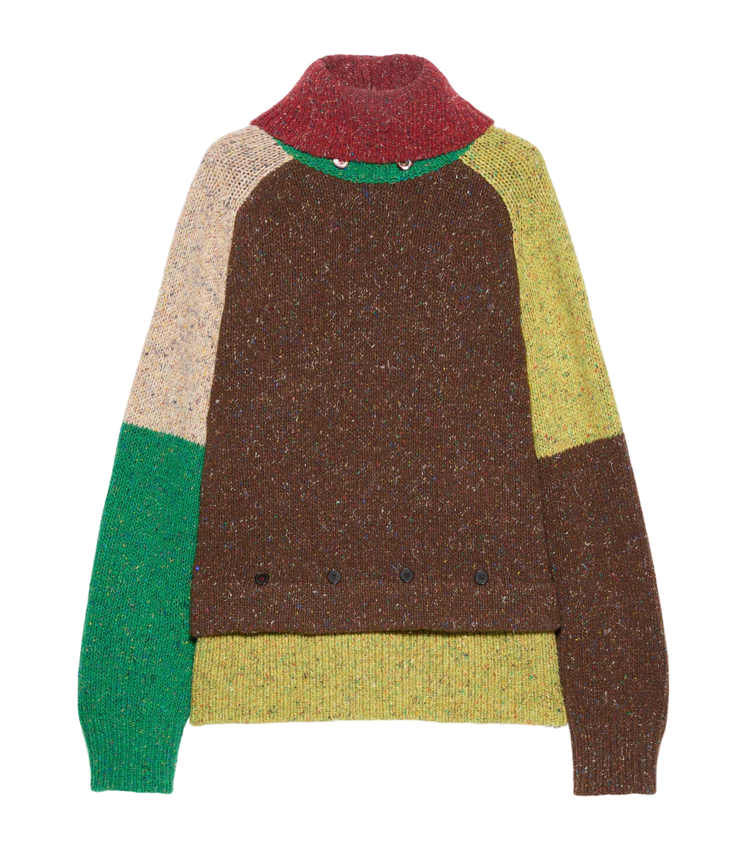 MAX&Co. Womens Wool Rollneck Sweater Green