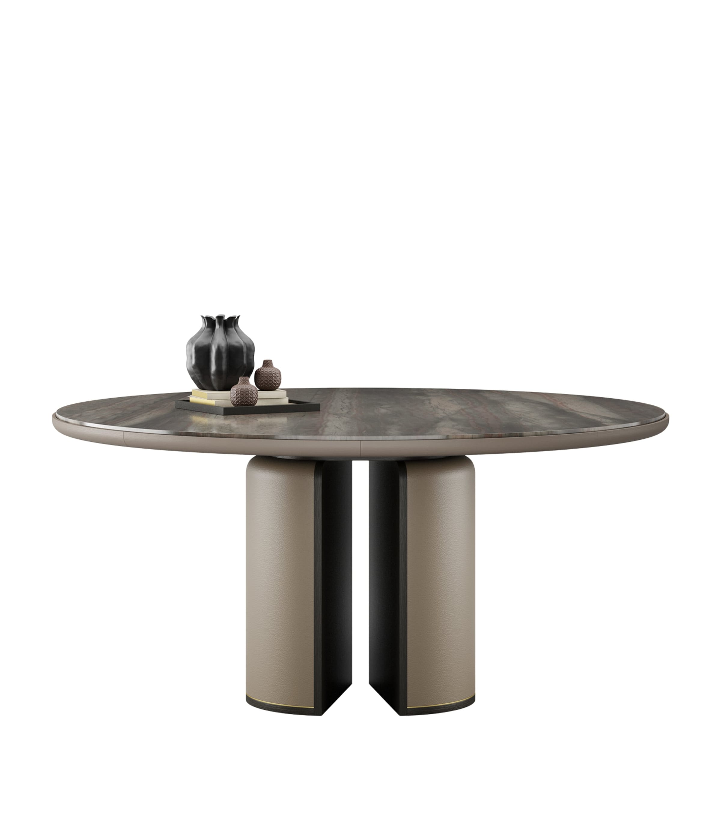 Frato Wood Amasya II Dining Table Brown