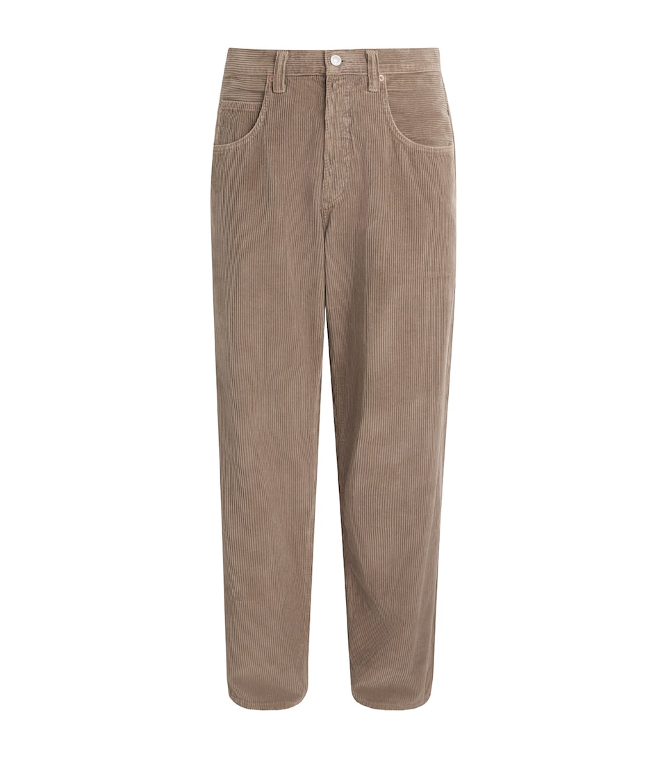 AGOLDE Mens Corduroy Fusion Wide Jeans Rockwell