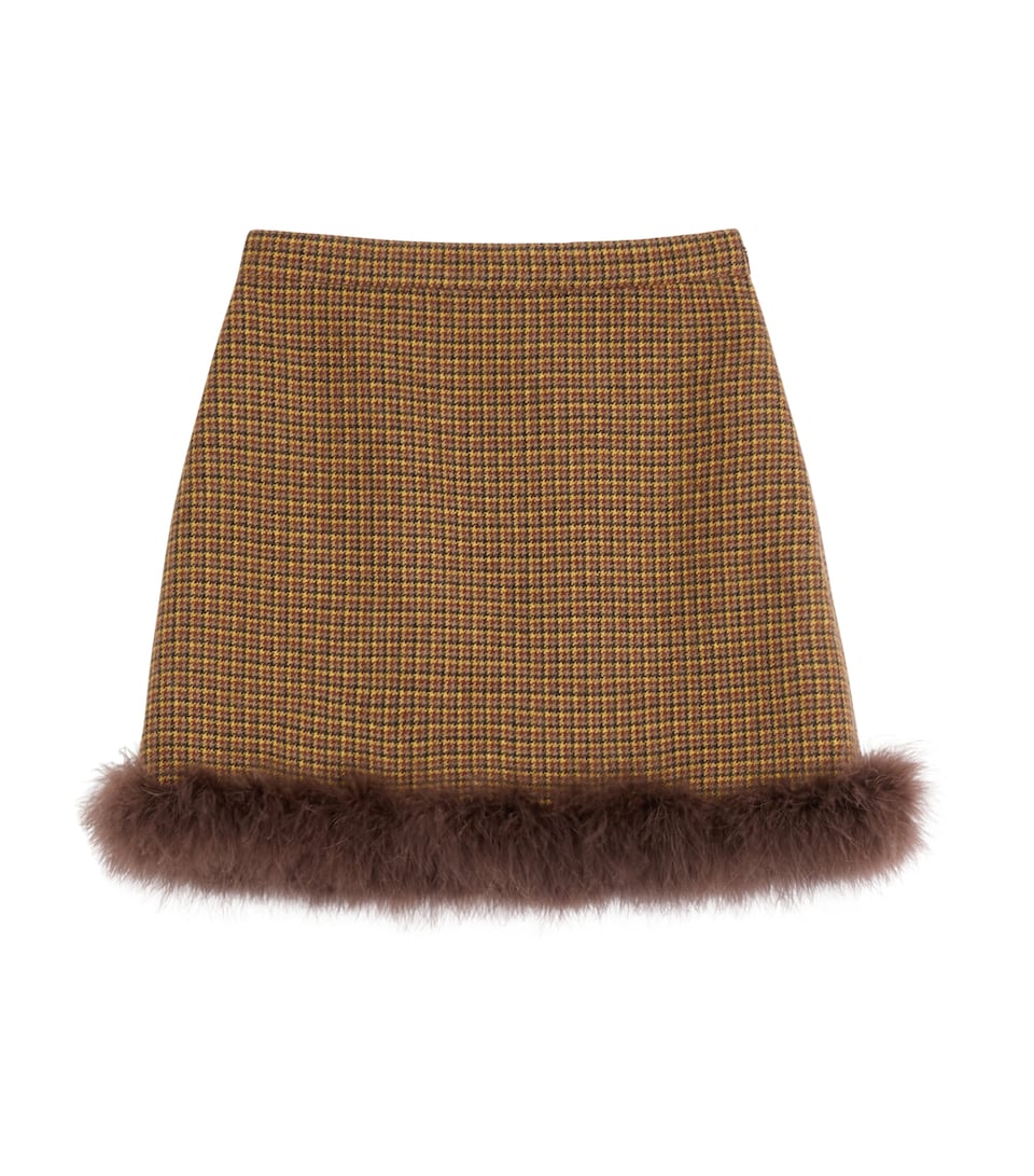 Wool Mini Skirt