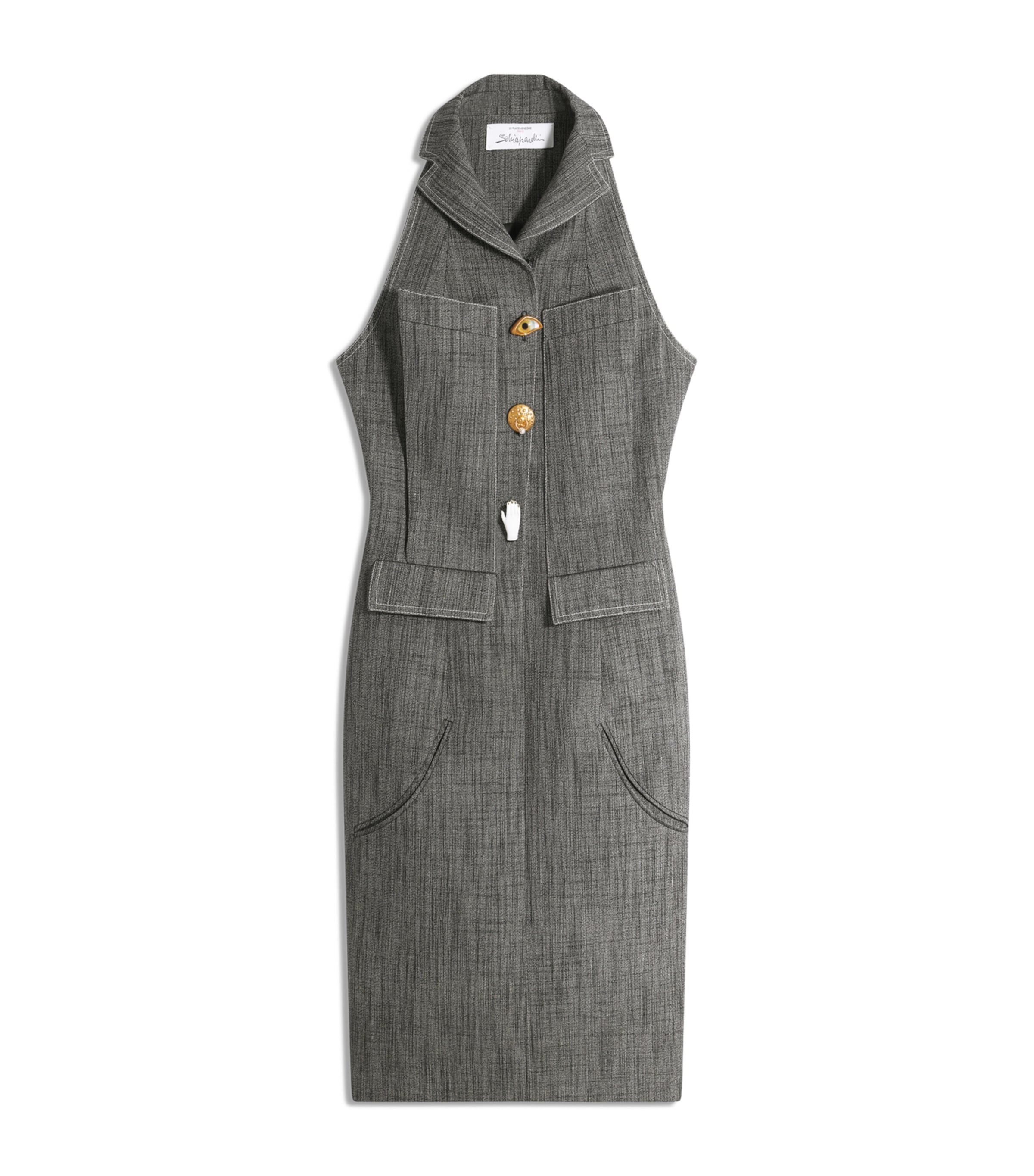 Canvas Embellished Dress