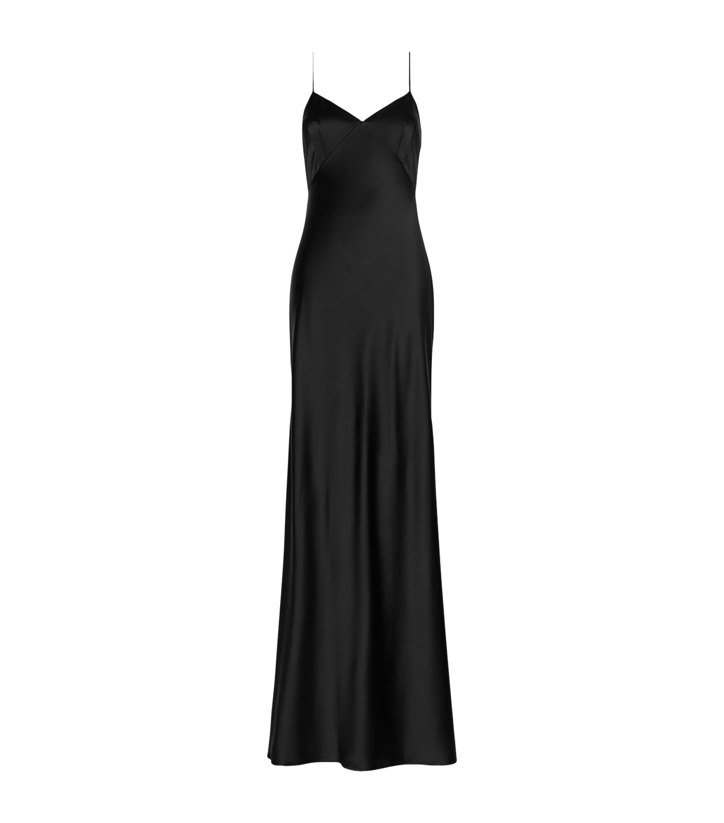 Max Mara Womens Silk Gown Black